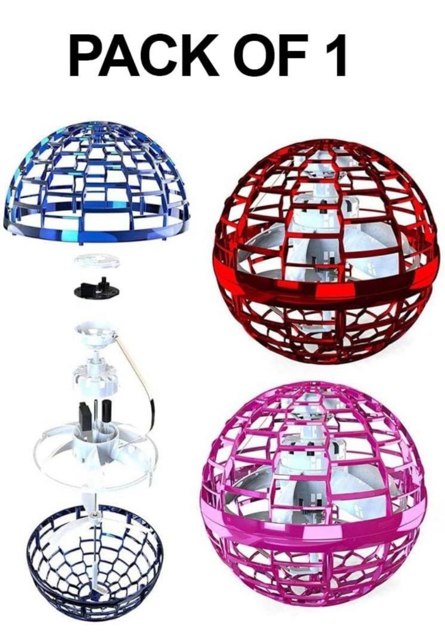 USB Rechargeable Built-in RGB Lights 360 Rotating Magic Controller Flying Ball Boomerang Magic Balls Flying Spinner Fidget Toys
